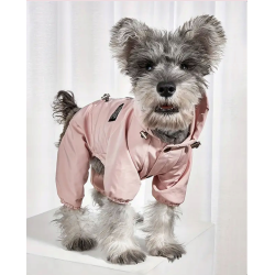 Różowa kurtka przeciwdeszczowa dla psa Rainy Paw Pink | Łapka w stylu